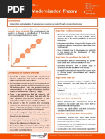 Modernisation Theory: A 60 Second Guide To - .