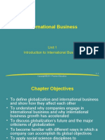 Unit 1 Introduction To International Business