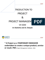 L1 - Introduction To Project and PM
