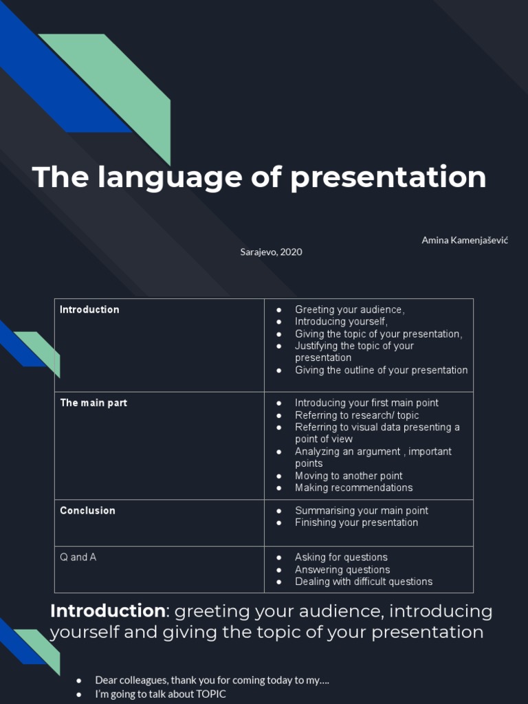 Effective Language for Presentations | PDF | Epistemology ...
