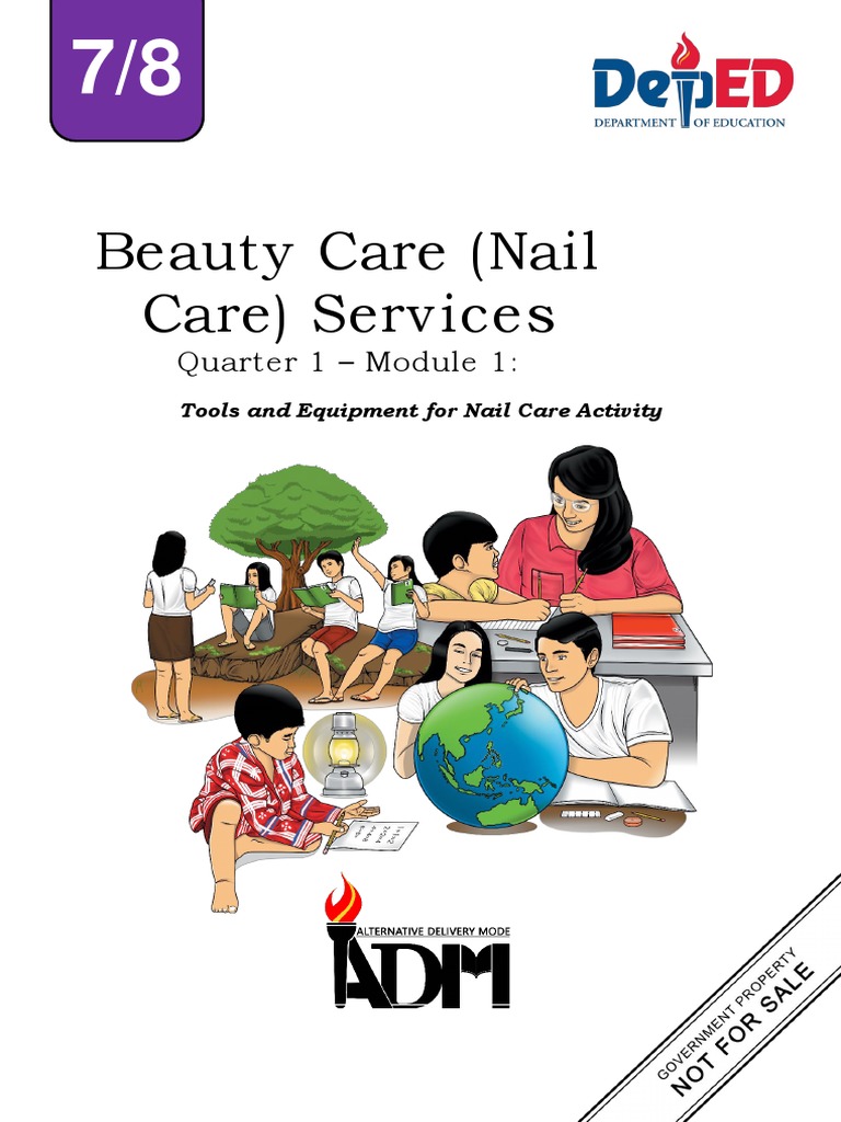 Final Adm G7 Tle Beauty Care Nail Care Services Quarter 1 Module 1 0612 Pdf Nail Anatomy Learning