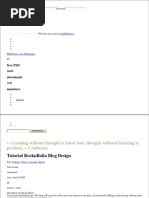 Rocknrolla Personal Blog Design Tutorial - HTML PDF