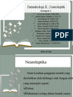 Farmakologi II Neuroleptik - Kel 4 - 18A