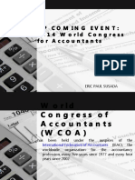 UP COMING EVENT 2014 World Congress of Accountants