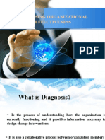 Diagnosing Organizational Effectiveness