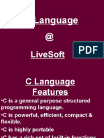 C Language: Livesoft @