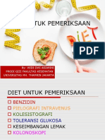 Diet Untuk Pemeriksaan