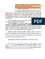 Functii Publice Cu Statut Special Vacante (Corp de Ofiteri), 12.10.2020