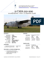 1982 CASA 212-200-Specifications