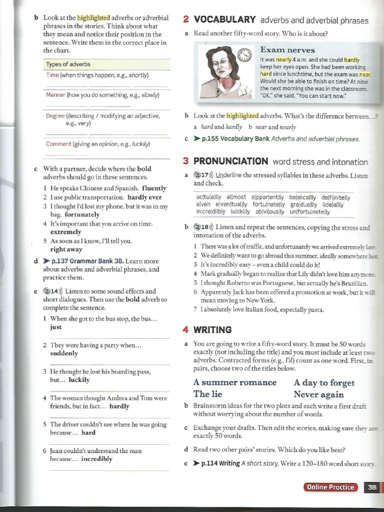 3b Vocabulary Adverbs And Adverbial Phrases