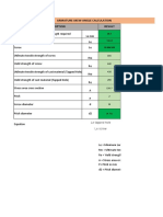 Armature Skew Angle Calculation Description Result: Le Tapped Hole Le Screw