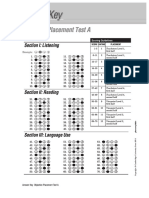 Touchstone Placement Test 1