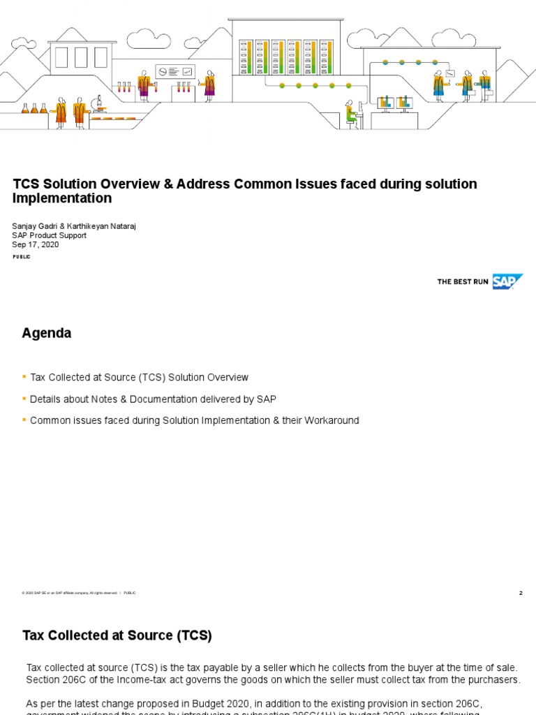 TCS Overview Solution Implementation Queries PDF Invoice Payments