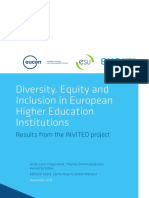 Web - Diversity Equity and Inclusion in European Higher Education Institutions