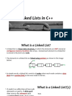 Lecture 5 Linked Lists in C++