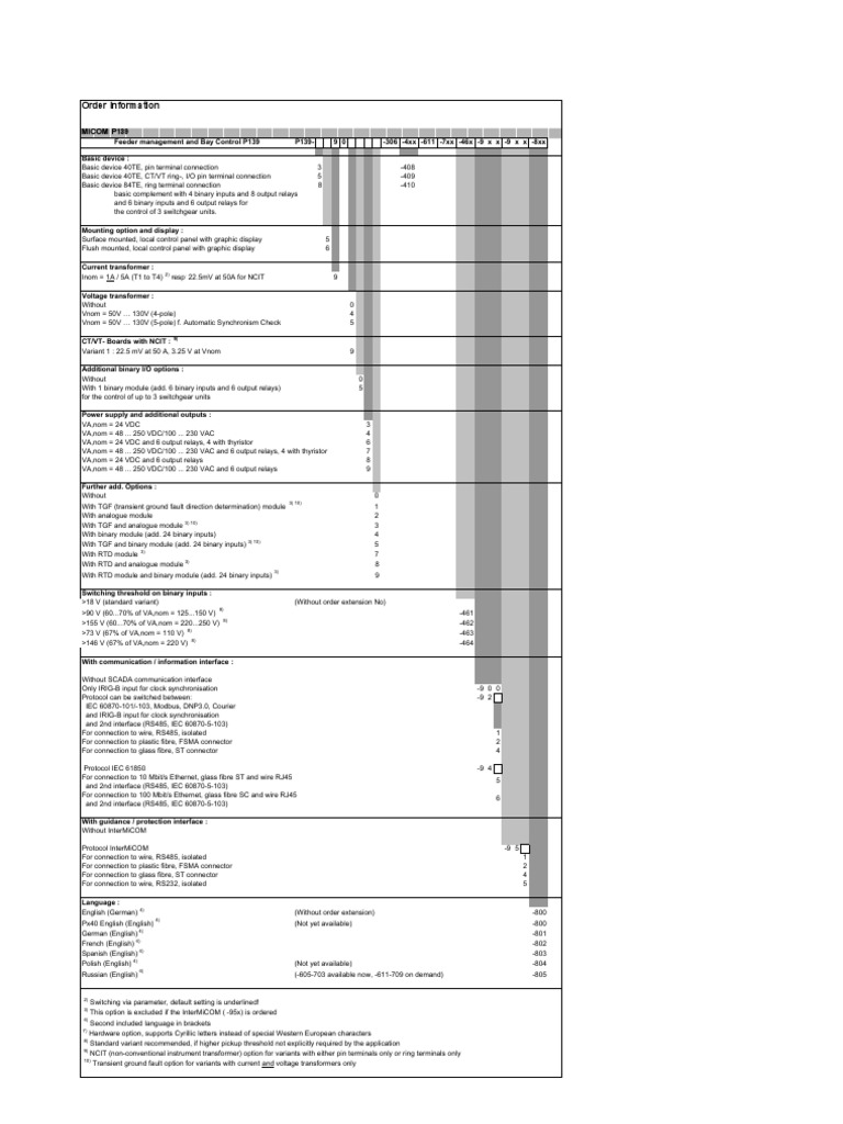 MICOM P139 Cortec | PDF | Electrical Connector | Physical Layer Protocols