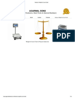 Fastener Weight & Count Chart