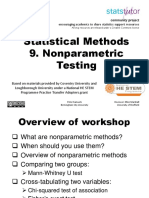 Non-Parametric Testing
