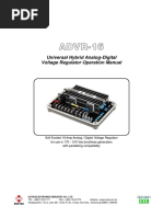 ADVR-16: Universal Hybrid Analog-Digital Voltage Regulator Operation Manual