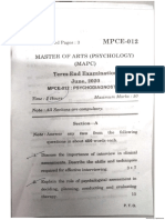 Mpce 012 June 2020 PDF