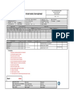 Pump Inspection Report: Page - 1 OF 1