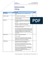 Observatieformulier Klasinrichting