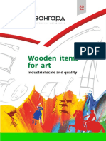 Wooden Items For Art: Industrial Scale and Quality