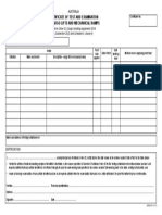 Amsa641 Certificate of Test and Examination of Cargo Lifts and Mechanical Ramps