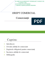 Drept Comercial - Comerciantii