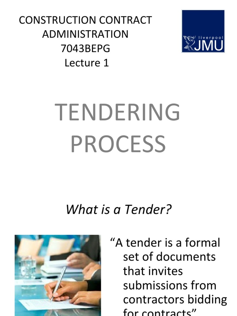 Understanding the Tendering Process | PDF | Business