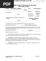 New York Supreme Court Dismissal of Austin Tong's Lawsuit.