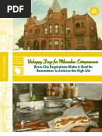 Download Unhappy Days for Milwaukee Entrepreneurs Brew City Regulations Make it Hard for Businesses to Achieve the High Life by Institute for Justice SN48115186 doc pdf