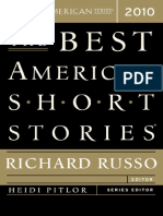 Best American Short Stories 2010 Excerpt