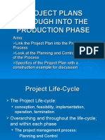 Project Plans Through Into The Production Phase