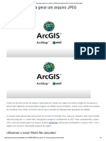 ArcGIS - Aprenda A Gerar Um Arquivo JPEG Georreferenciado - Processamento Digital