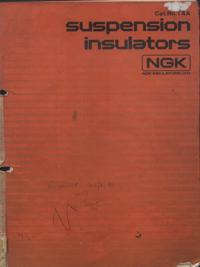 NGK Suspension Insulators Cat PDF