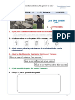 FICHA PLAN LECTOR N ° 16     1° - 2° Prim  14-10-2020