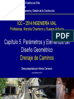 Capítulo 5. Parámetros y Elementos Del Diseño Geométrico: Drenaje de Caminos