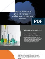 Understanding phases and properties of pure substances