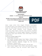 356_Pengumuman Seleksi Calon Anggota KPPS Pilbub 2020