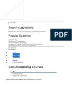 Search Suggestions: Popular Searches: Cost Accounting Courses