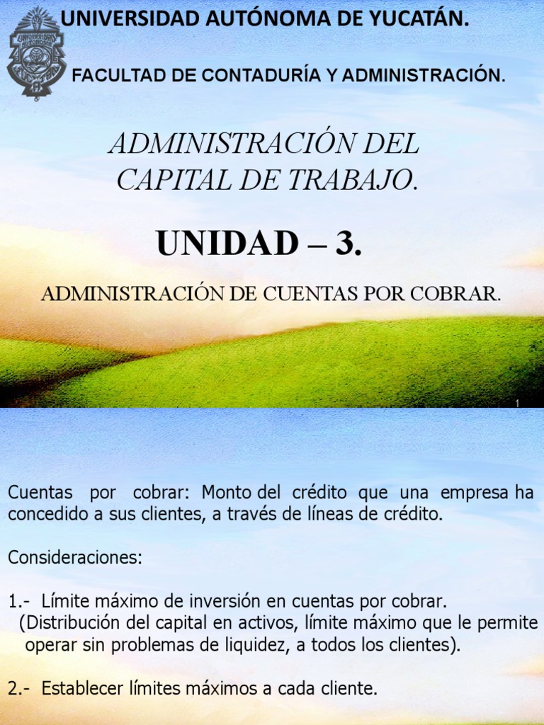 Administración de Cuentas por Cobrar | PDF | Crédito | Finanzas y dinero