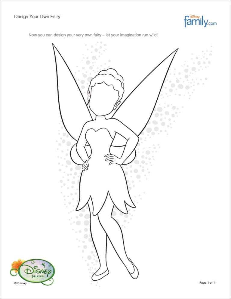 Draw Fairy Printable 0810 | PDF