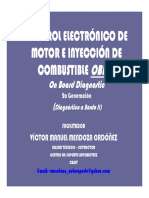 Control electrónico de motor e inyección de combustible OBD II