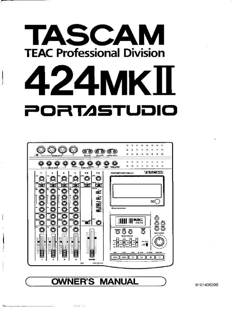 Tascam-424mkii Manual | PDF