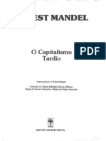 MANDEL, Ernest Cap. IV - Ondas Largas Na História Do Capitalismo