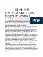 What Is An Ivr System and How Does It Work