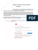 Instructivo para Configurar El Asistente Fuera de La Oficina en Zimbra PDF