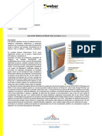 Weber - Therm EIFS Texturas Memoria Descriptiva y APU Exterior Insulation Finish System (EIFS) PDF