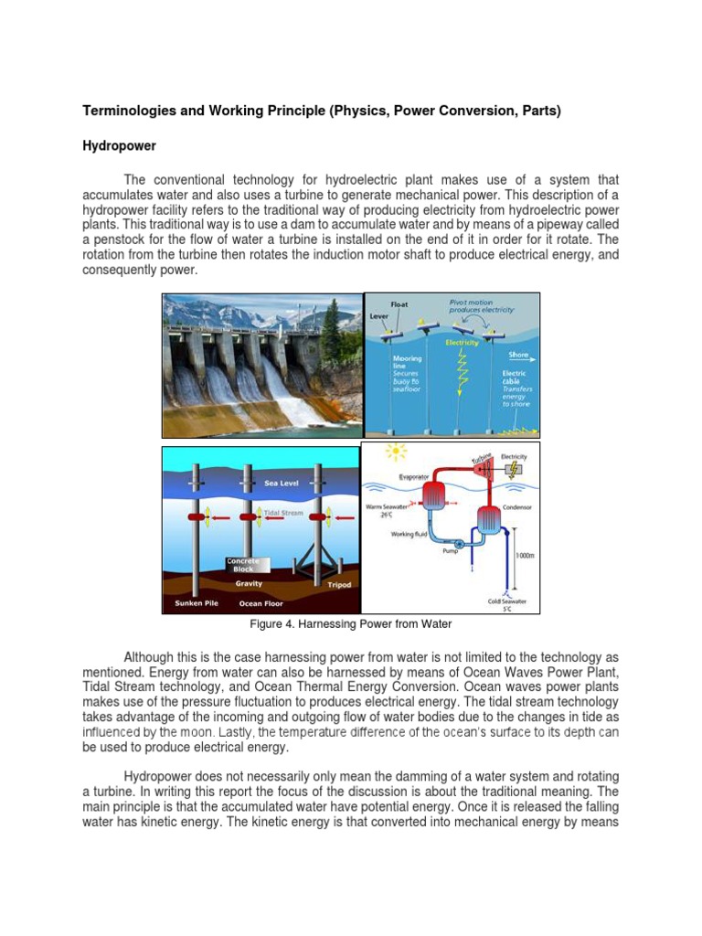 Terminologies and Working Principle (Physics, Power Conversion, Parts ...